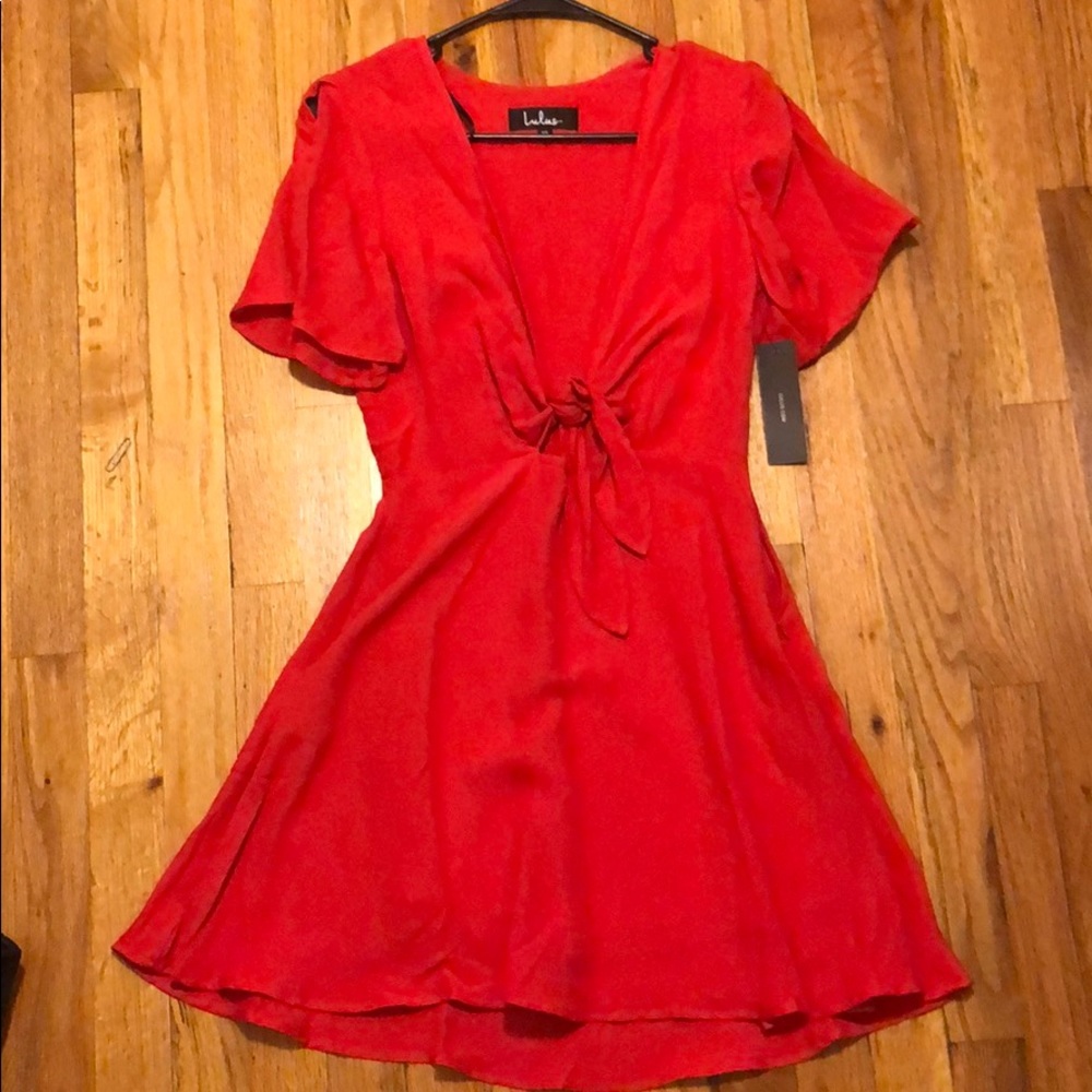 Lulu’s Red Skater Dress